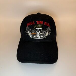 Rothco‎ Kill Em All Hat Skull Military Tactical Cap Adjustable OSFA